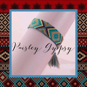 Aztec Inspired Woven Bohemian Bracelet